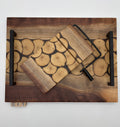 #352 Charcuterie board with matching cheese board