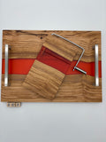#345 Charcuterie board and matching cheese slicer